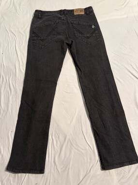 Volcom Nova Modern Straight Fit Black Denim Jeans 32x32